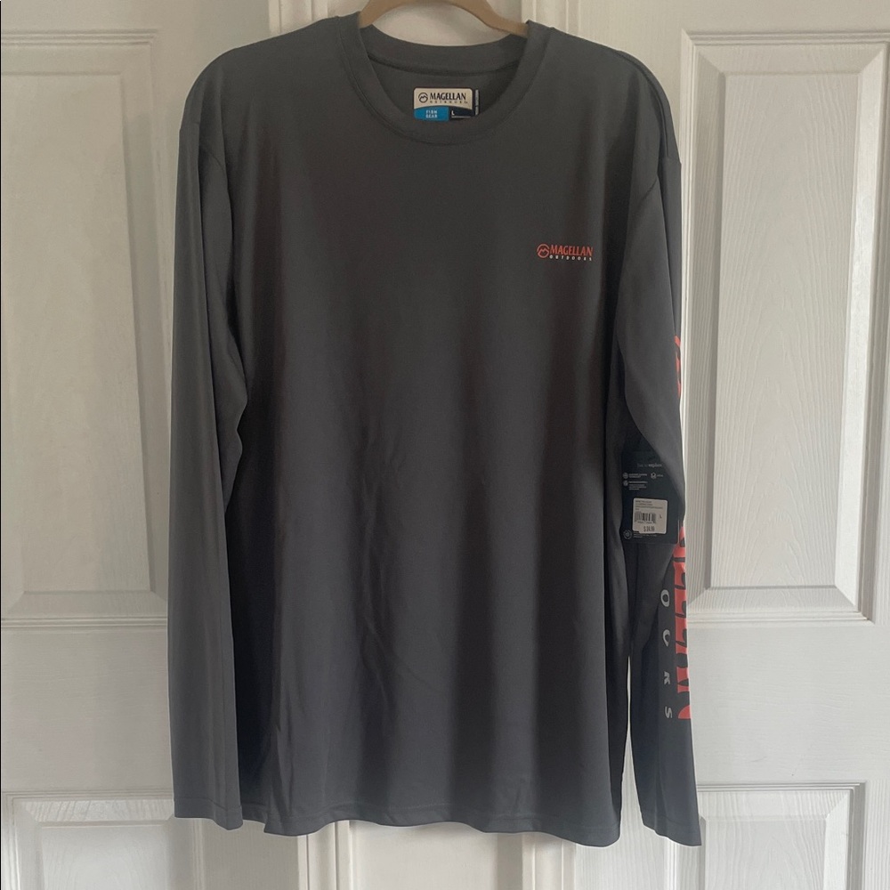 Magellan Outdoors Charcoal Long Sleeve Tee
